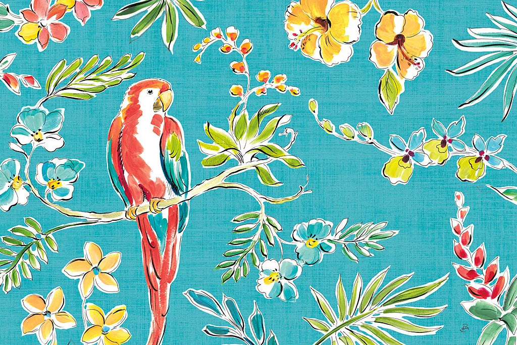 Tropical Oasis I by Daphne Brissonnet. SKU 34959i. Archival Giclee Fine art print for wall decor.