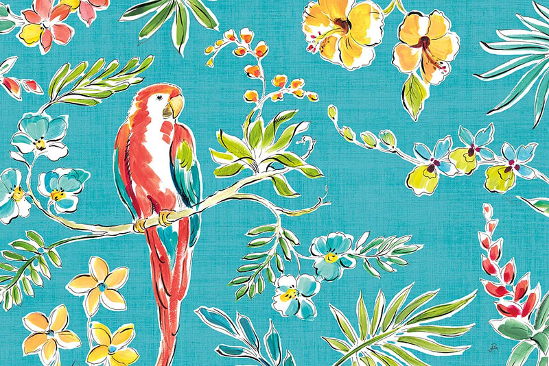 Tropical Oasis I by Daphne Brissonnet. SKU 34959i. Archival Giclee Fine art print for wall decor.