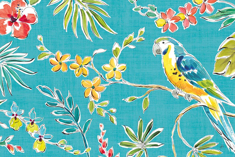 Tropical Oasis II by Daphne Brissonnet. SKU 34960i. Archival Giclee Fine art print for wall decor.