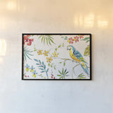 Tropical Oasis II White by Daphne Brissonnet. shown as a paper print in a black flame. Available as a archival giclee rolled canvas, fine art paper, or poster print. SKU 34969i.