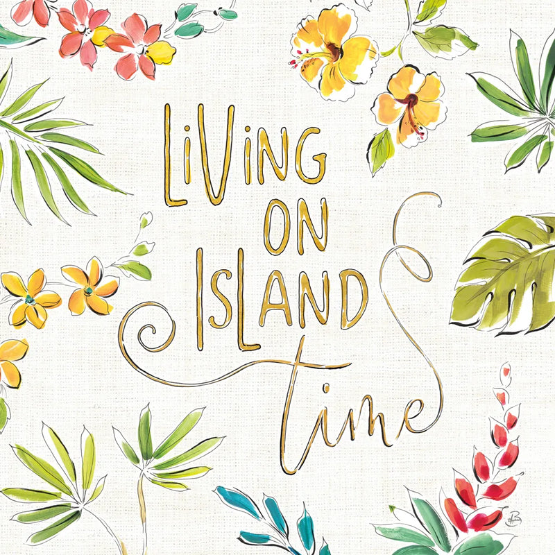 Tropical Oasis VI White by Daphne Brissonnet. SKU 34973a. Archival Giclee Fine art print for wall decor.
