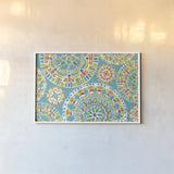 Tropical Oasis VIII by Daphne Brissonnet. shown as a paper print in a white frame. Available as a archival giclee rolled canvas, fine art paper, or poster print. SKU 34966i.
