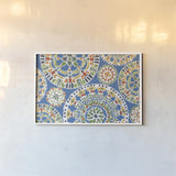 Tropical Oasis VIII Bright by Daphne Brissonnet. shown as a paper print in a white frame. Available as a archival giclee rolled canvas, fine art paper, or poster print. SKU 54807i.