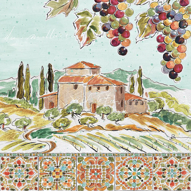 Tuscan Breeze II by Daphne Brissonnet. SKU 37479a. Archival Giclee Fine art print for wall decor.