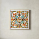 Tuscan Breeze IX by Daphne Brissonnet. Shown in a natural wood glass frame for a timeless modern aesthetic. Available as an archival giclee rolled canvas, fine art paper, or poster print. SKU 37486a.