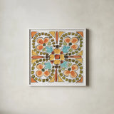 Tuscan Breeze IX by Daphne Brissonnet. Shown in a crisp white glass frame for a clean and minimalist style. Available as an archival giclee rolled canvas, fine art paper, or poster print. SKU 37486a.