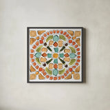 Tuscan Breeze VI by Daphne Brissonnet. Shown in a sleek black glass frame for a contemporary gallery look. Available as an archival giclee rolled canvas, fine art paper, or poster print. SKU 37483a.