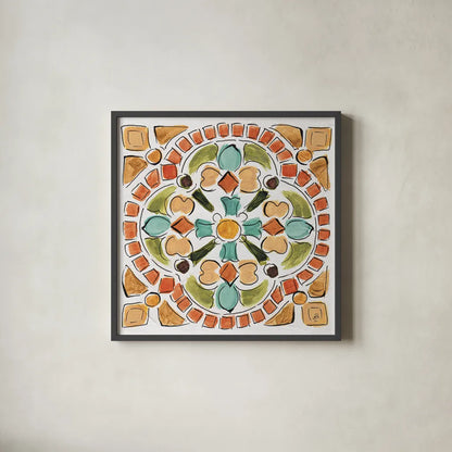 Tuscan Breeze VI by Daphne Brissonnet. Shown in a sleek black glass frame for a contemporary gallery look. Available as an archival giclee rolled canvas, fine art paper, or poster print. SKU 37483a.