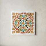 Tuscan Breeze VI by Daphne Brissonnet. Shown in a crisp white glass frame for a clean and minimalist style. Available as an archival giclee rolled canvas, fine art paper, or poster print. SKU 37483a.