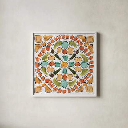 Tuscan Breeze VI by Daphne Brissonnet. Shown in a crisp white glass frame for a clean and minimalist style. Available as an archival giclee rolled canvas, fine art paper, or poster print. SKU 37483a.