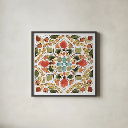 Tuscan Breeze VII by Daphne Brissonnet. Shown in a sleek black glass frame for a contemporary gallery look. Available as an archival giclee rolled canvas, fine art paper, or poster print. SKU 37484a.