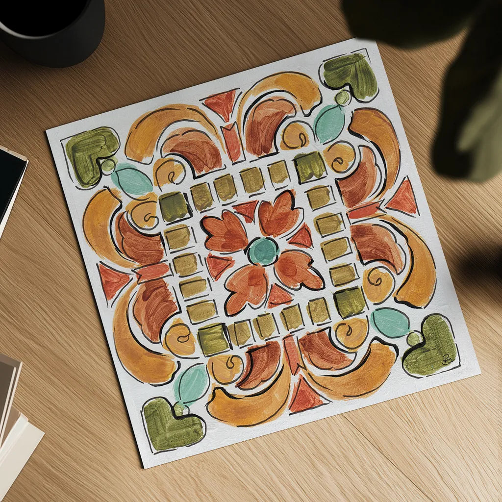 Tuscan Breeze VIII by Daphne Brissonnet. Shown as a detailed flat fine art print, highlighting archival giclee quality. Available as an archival giclee rolled canvas, fine art paper, or poster print. SKU 37485a.