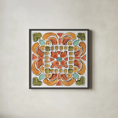 Tuscan Breeze VIII by Daphne Brissonnet. Shown in a sleek black glass frame for a contemporary gallery look. Available as an archival giclee rolled canvas, fine art paper, or poster print. SKU 37485a.