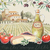 Tuscan Flavor III by Daphne Brissonnet. SKU 44009a. Archival Giclee Fine art print for wall decor.