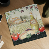 Tuscan Flavor III by Daphne Brissonnet. Shown as a detailed flat fine art print, highlighting archival giclee quality. Available as an archival giclee rolled canvas, fine art paper, or poster print. SKU 44009a.