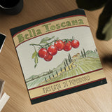 Tuscan Flavor V by Daphne Brissonnet. Shown as a detailed flat fine art print, highlighting archival giclee quality. Available as an archival giclee rolled canvas, fine art paper, or poster print. SKU 44011a.