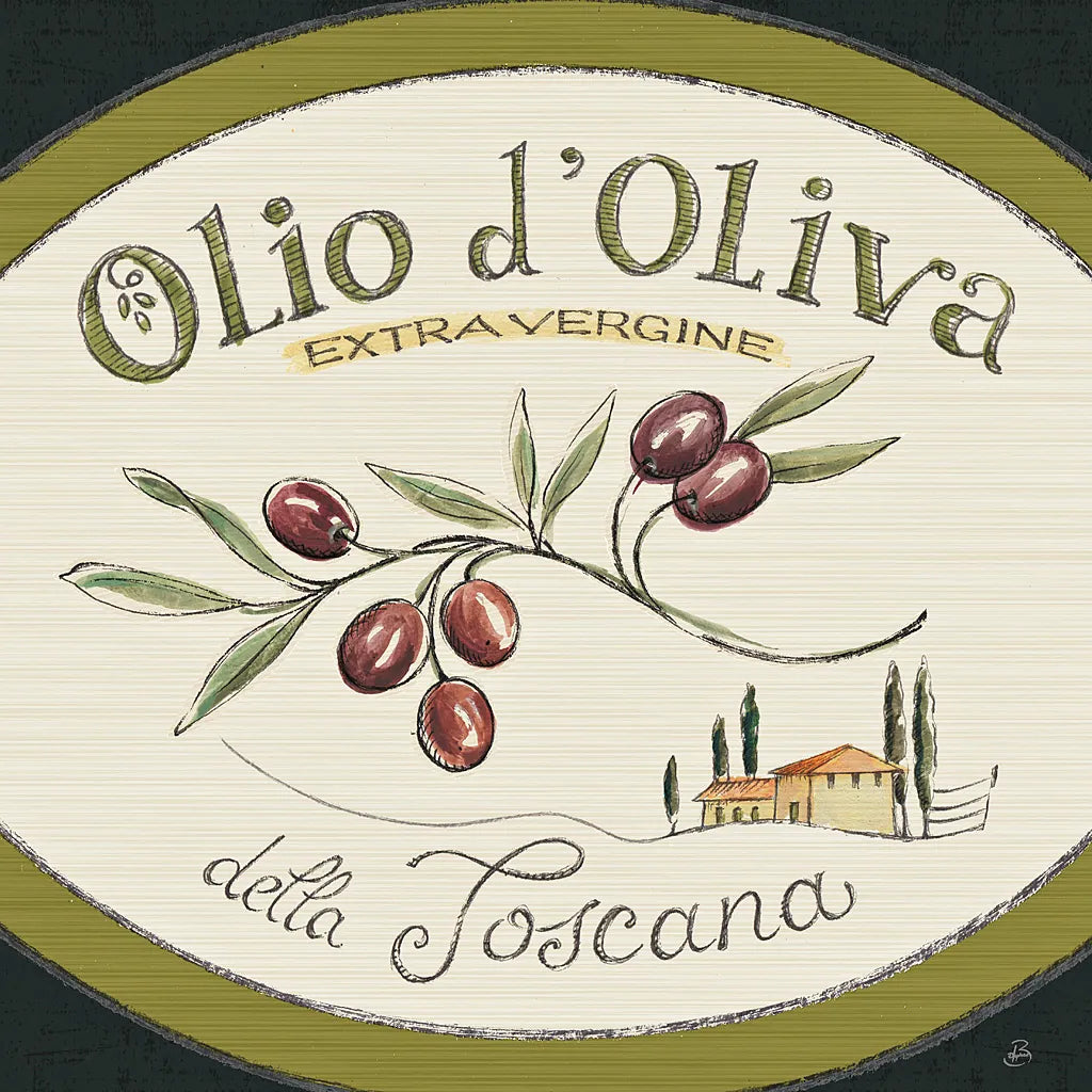 Tuscan Flavor VI by Daphne Brissonnet. SKU 44012a. Archival Giclee Fine art print for wall decor.