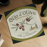 Tuscan Flavor VI by Daphne Brissonnet. Shown as a detailed flat fine art print, highlighting archival giclee quality. Available as an archival giclee rolled canvas, fine art paper, or poster print. SKU 44012a.