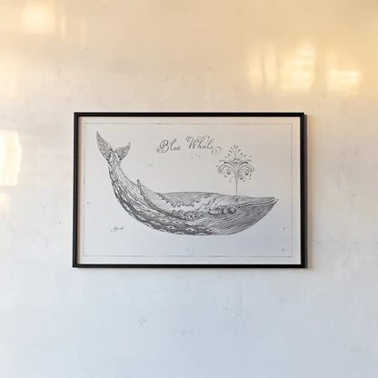 Underwater Life I by Daphne Brissonnet. shown as a paper print in a black flame. Available as a archival giclee rolled canvas, fine art paper, or poster print. SKU 33457i.