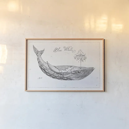 Underwater Life I by Daphne Brissonnet. shown as a paper print in a natural frame. Available as a archival giclee rolled canvas, fine art paper, or poster print. SKU 33457i.