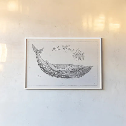 Underwater Life I by Daphne Brissonnet. shown as a paper print in a white frame. Available as a archival giclee rolled canvas, fine art paper, or poster print. SKU 33457i.