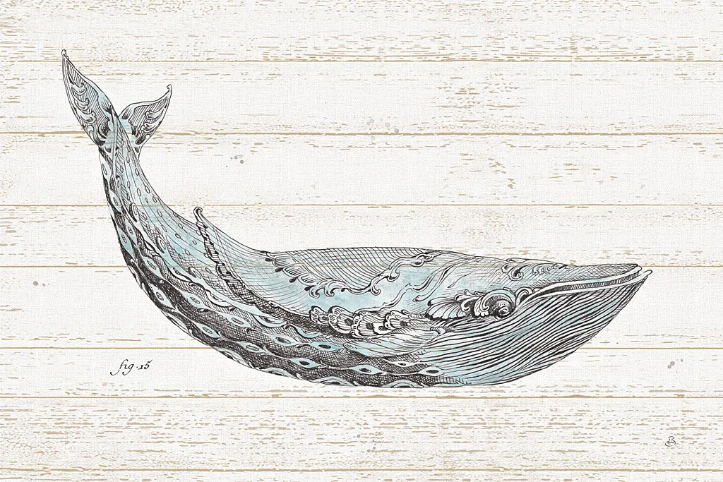 Underwater Life I Blue by Daphne Brissonnet. SKU 36810i. Archival Giclee Fine art print for wall decor.