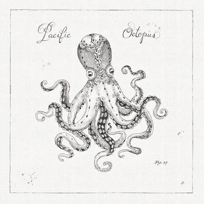 Underwater Life II by Daphne Brissonnet. SKU 33458a. Archival Giclee Fine art print for wall decor.