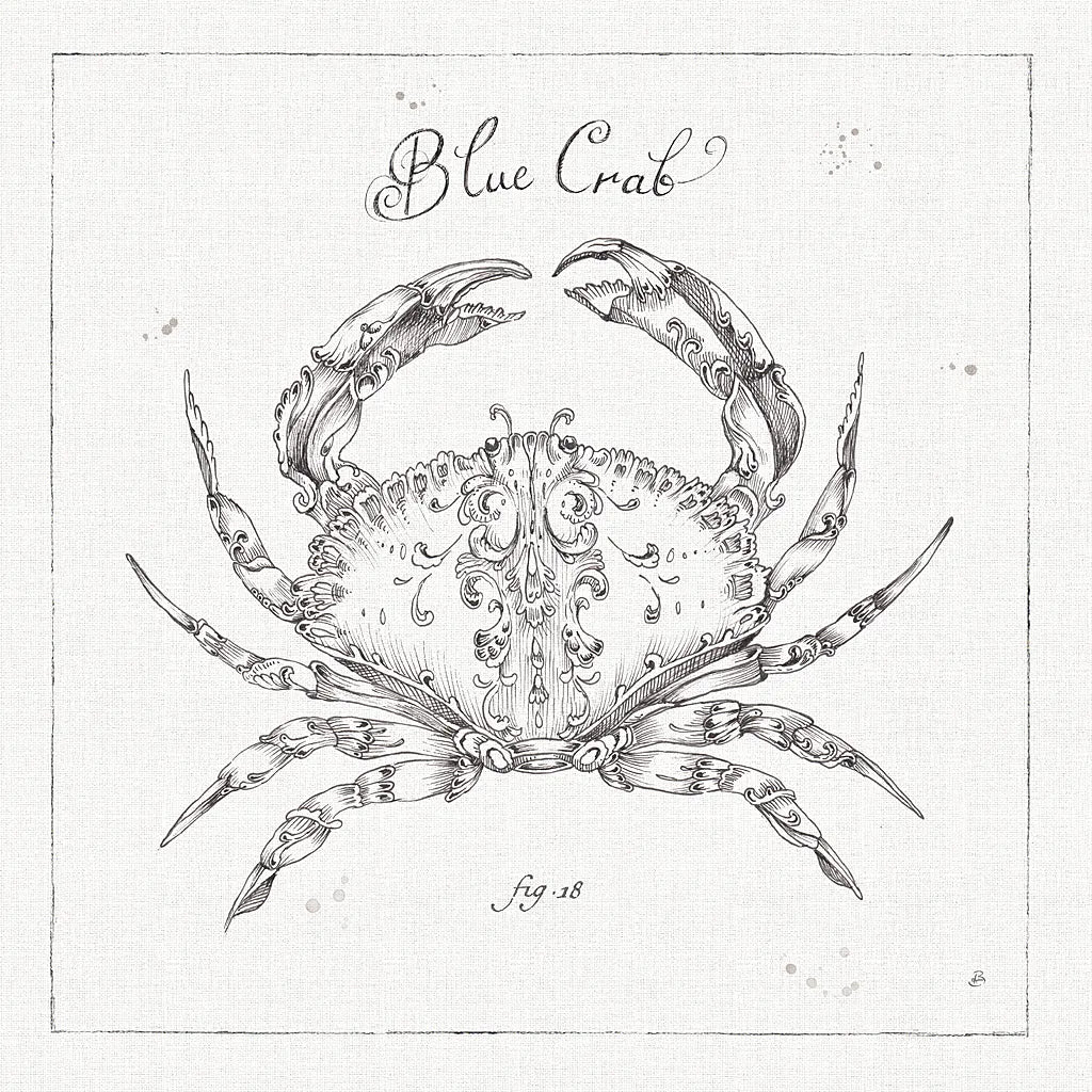 Underwater Life IV by Daphne Brissonnet. SKU 33460a. Archival Giclee Fine art print for wall decor.