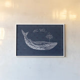 Underwater Life IX by Daphne Brissonnet. shown as a paper print in a white frame. Available as a archival giclee rolled canvas, fine art paper, or poster print. SKU 33465i.