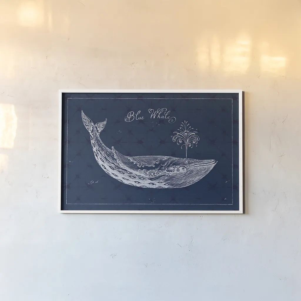 Underwater Life IX by Daphne Brissonnet. shown as a paper print in a white frame. Available as a archival giclee rolled canvas, fine art paper, or poster print. SKU 33465i.