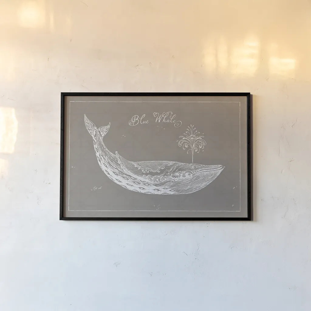 Underwater Life IX Greige by Daphne Brissonnet. shown as a paper print in a black flame. Available as a archival giclee rolled canvas, fine art paper, or poster print. SKU 33473i.