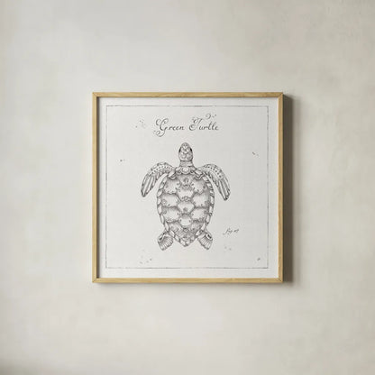 Underwater Life VIII by Daphne Brissonnet. Shown in a natural wood glass frame for a timeless modern aesthetic. Available as an archival giclee rolled canvas, fine art paper, or poster print. SKU 33464a.