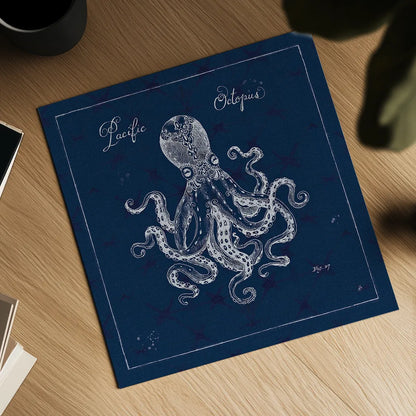 Underwater Life X by Daphne Brissonnet. Shown as a detailed flat fine art print, highlighting archival giclee quality. Available as an archival giclee rolled canvas, fine art paper, or poster print. SKU 33466a.