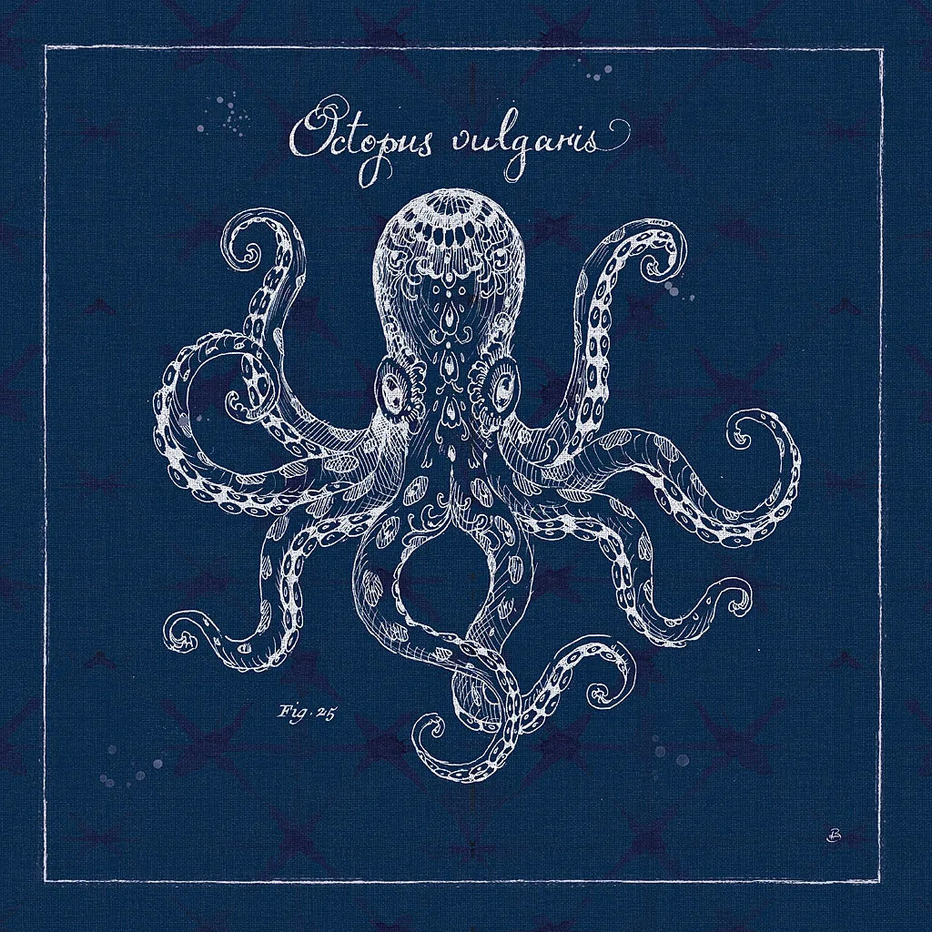 Underwater Life XI by Daphne Brissonnet. SKU 33467a. Archival Giclee Fine art print for wall decor.