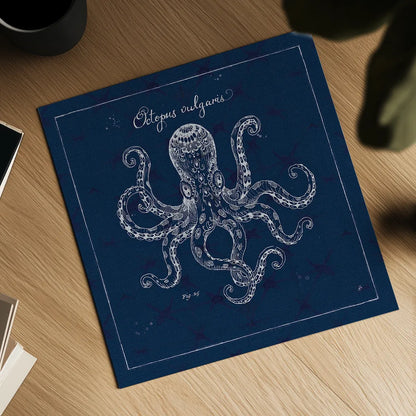 Underwater Life XI by Daphne Brissonnet. Shown as a detailed flat fine art print, highlighting archival giclee quality. Available as an archival giclee rolled canvas, fine art paper, or poster print. SKU 33467a.