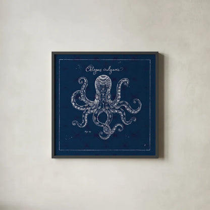 Underwater Life XI by Daphne Brissonnet. Shown in a sleek black glass frame for a contemporary gallery look. Available as an archival giclee rolled canvas, fine art paper, or poster print. SKU 33467a.