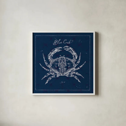 Underwater Life XII by Daphne Brissonnet. Shown in a crisp white glass frame for a clean and minimalist style. Available as an archival giclee rolled canvas, fine art paper, or poster print. SKU 33468a.