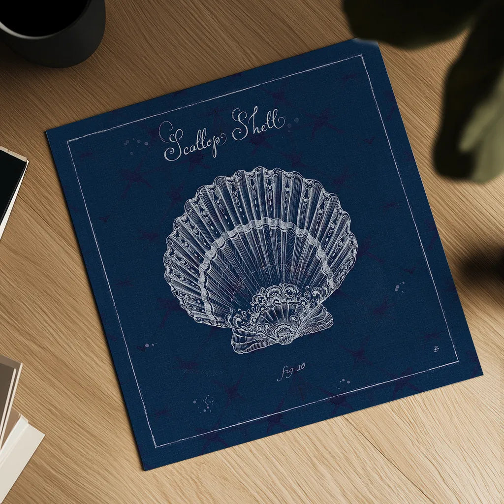 Underwater Life XV by Daphne Brissonnet. Shown as a detailed flat fine art print, highlighting archival giclee quality. Available as an archival giclee rolled canvas, fine art paper, or poster print. SKU 33471a.