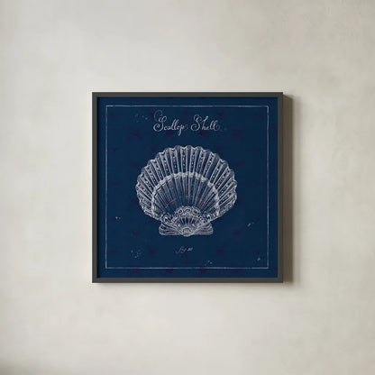 Underwater Life XV by Daphne Brissonnet. Shown in a sleek black glass frame for a contemporary gallery look. Available as an archival giclee rolled canvas, fine art paper, or poster print. SKU 33471a.