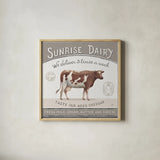 Vintage Farm II by Daphne Brissonnet. Shown in a natural wood glass frame for a timeless modern aesthetic. Available as an archival giclee rolled canvas, fine art paper, or poster print. SKU 32226a.