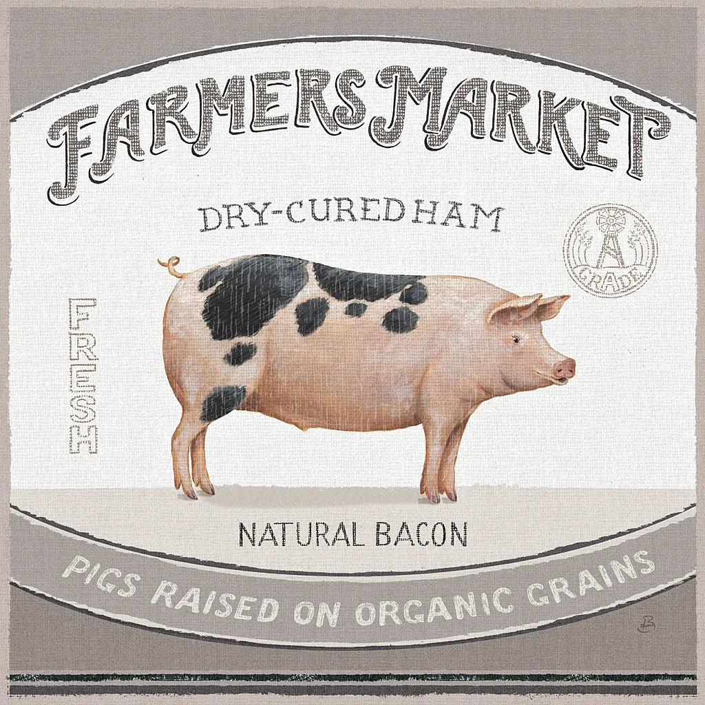 Vintage Farm III by Daphne Brissonnet. SKU 32227a. Archival Giclee Fine art print for wall decor.