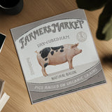 Vintage Farm III by Daphne Brissonnet. Shown as a detailed flat fine art print, highlighting archival giclee quality. Available as an archival giclee rolled canvas, fine art paper, or poster print. SKU 32227a.