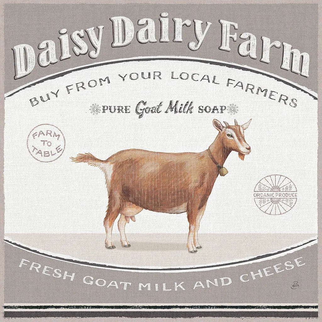 Vintage Farm IV by Daphne Brissonnet. SKU 32228a. Archival Giclee Fine art print for wall decor.