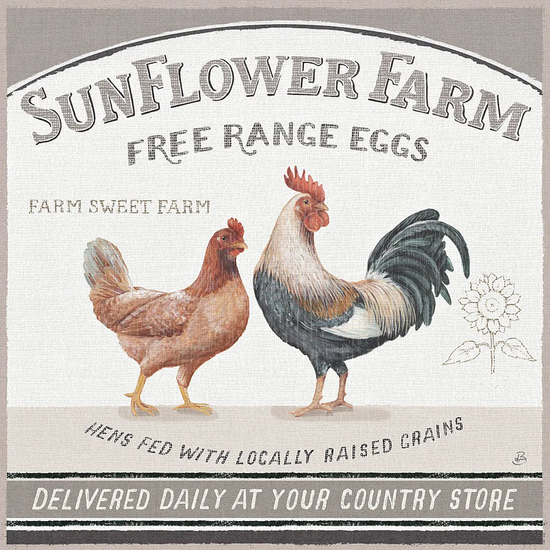 Vintage Farm V by Daphne Brissonnet. SKU 32229a. Archival Giclee Fine art print for wall decor.
