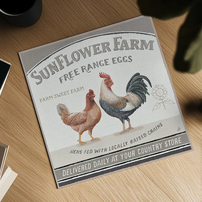 Vintage Farm V by Daphne Brissonnet. Shown as a detailed flat fine art print, highlighting archival giclee quality. Available as an archival giclee rolled canvas, fine art paper, or poster print. SKU 32229a.