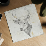 Wild and Beautiful II Sq by Daphne Brissonnet. Shown as a detailed flat fine art print, highlighting archival giclee quality. Available as an archival giclee rolled canvas, fine art paper, or poster print. SKU 64005a.