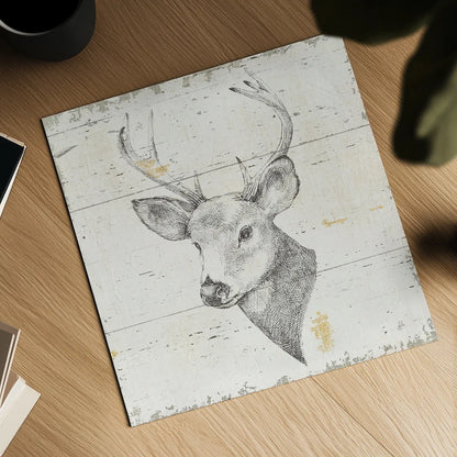 Wild and Beautiful II Sq by Daphne Brissonnet. Shown as a detailed flat fine art print, highlighting archival giclee quality. Available as an archival giclee rolled canvas, fine art paper, or poster print. SKU 64005a.