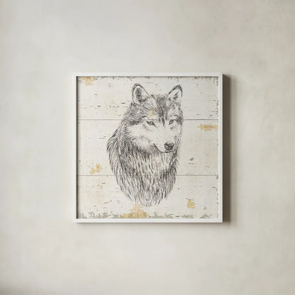 Wild and Beautiful III Sq by Daphne Brissonnet. Shown in a crisp white glass frame for a clean and minimalist style. Available as an archival giclee rolled canvas, fine art paper, or poster print. SKU 64006a.
