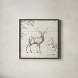 Wild and Beautiful V by Daphne Brissonnet. Shown in a sleek black glass frame for a contemporary gallery look. Available as an archival giclee rolled canvas, fine art paper, or poster print. SKU 28764a.