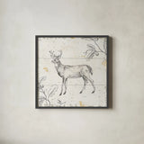 Wild and Beautiful VI by Daphne Brissonnet. Shown in a sleek black glass frame for a contemporary gallery look. Available as an archival giclee rolled canvas, fine art paper, or poster print. SKU 28765a.